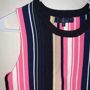 Cropped sweater tank top